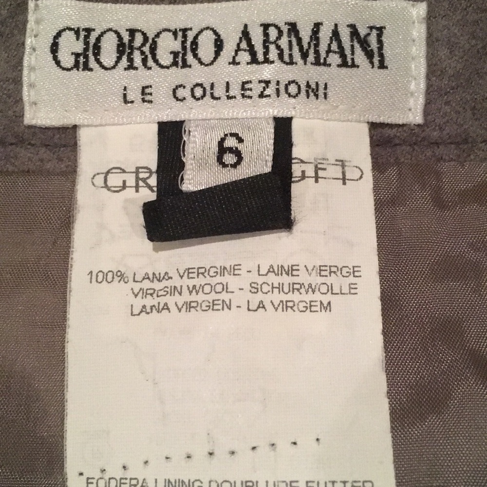 Giorgio Armani Wool Skirt - Picture 7 of 7